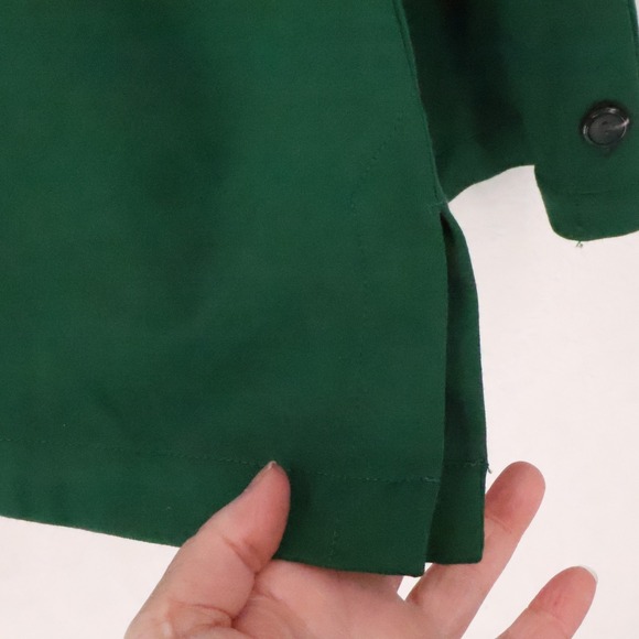 J. Jill Ponte Button Sleeve Boatneck Top Womens Size S Green Minimalist Comfort - Picture 4 of 10